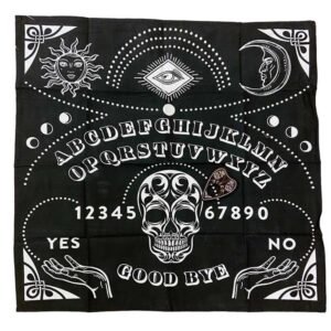 24" x 24" Ouija Black Cloth Mat