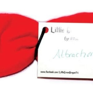 Attraction Eye Pillow in Soft Flannel w/ Jasmine & Rose Petals 3"x9"