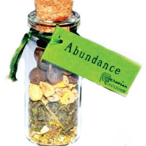 Abundance Pocket Spellbottle in Sealed Glass, 2"