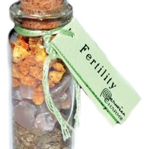 Fertility Pocket Spell Bottle 2" Sealed Glass