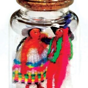 Love Binding Dolls Spell Bottle in Glass