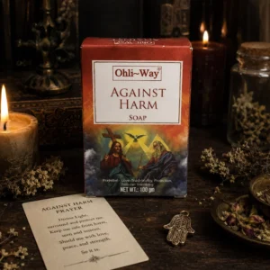 100G Against Harm Soap w/ Prayer Card & Charm