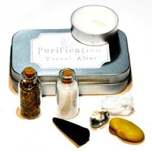 Purification Travel Altar Glass And Stone Ritual Kit