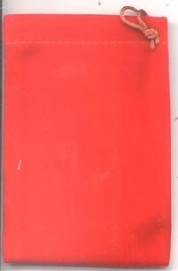 Red Velveteen Bag 3" x 4"