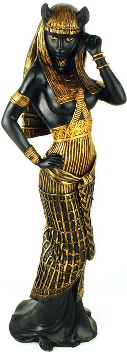 Bastet Feminine Divine Resin Statue 11" x 3"
