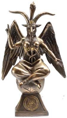 Baphomet Resin Statue 9 1/2"
