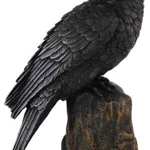 Backward Looking Raven Statue 6"