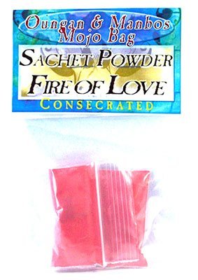 Fire Of Love Consecrated Sachet Powder .5 oz