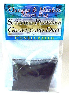 Consecrated Graveyard Dirt Sachet Powder .5 oz