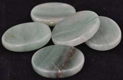 Green Aventurine Worry Stone 1 3/4"