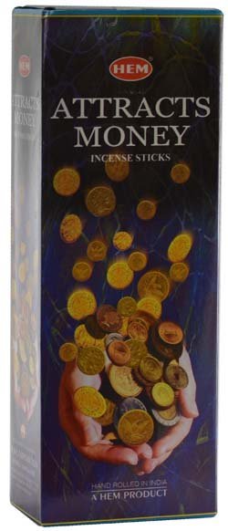 Attracts Money HEM Stick Incense 20 Pack 10"