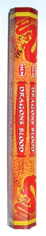 Dragon's Blood HEM Stick Incense 20 Pack, 6"