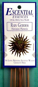 Rain Goddess Escential Essences Stick Incense 16-Pack