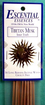 Tibetan Musk Escential Essences Stick Incense 16-Pack
