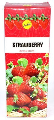 Box Of 6 Strawberry Sree Vani Stick Incense 6"