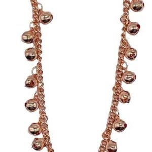 Goldtone Anklet w/ Bells 12"