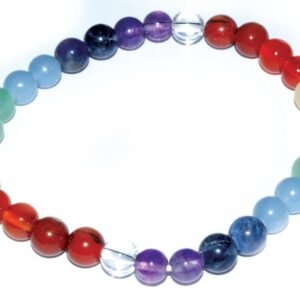 6mm 7 Chakra Beaded Bracelet