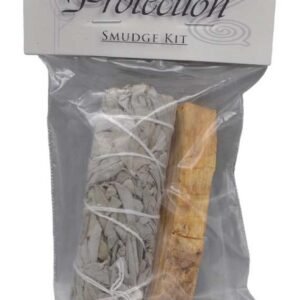 Protection Manifest It Smudge Kit With Obsidian Stone