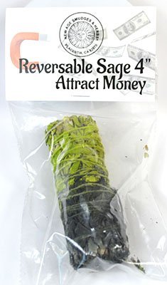 4" Reversible Attract Money Smudge Stick