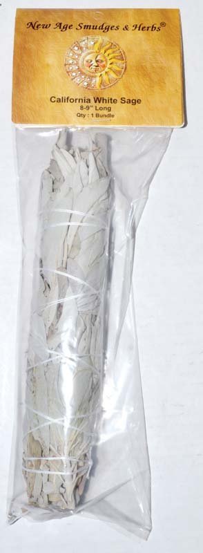 California White Sage Smudge Stick 9"