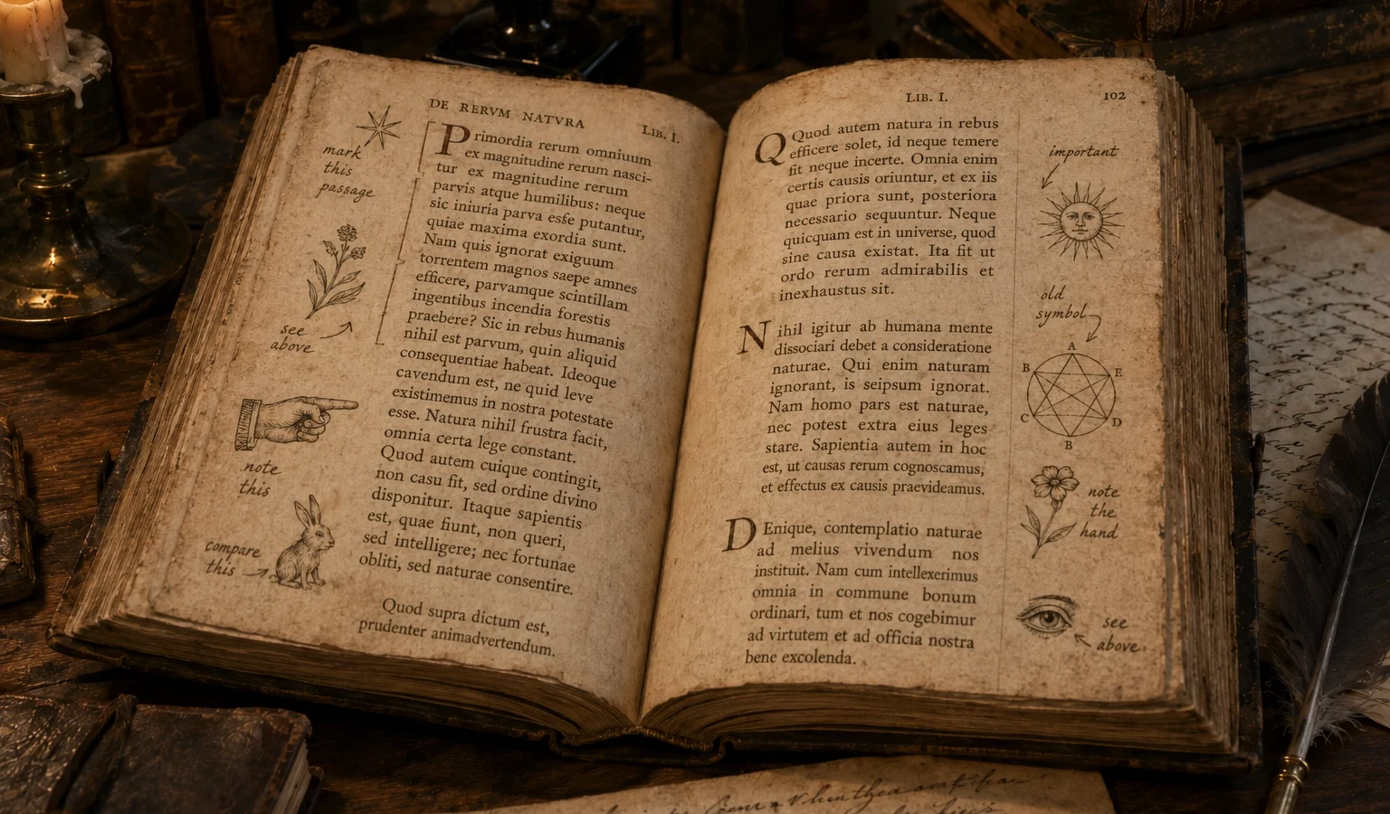 The Mystery of Symbolic Marginal Notes in Old Books