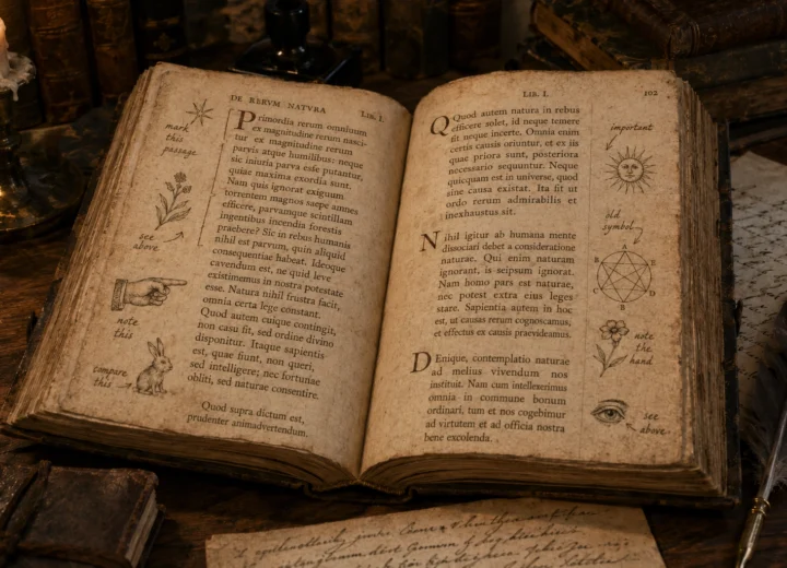The Mystery of Symbolic Marginal Notes in Old Books