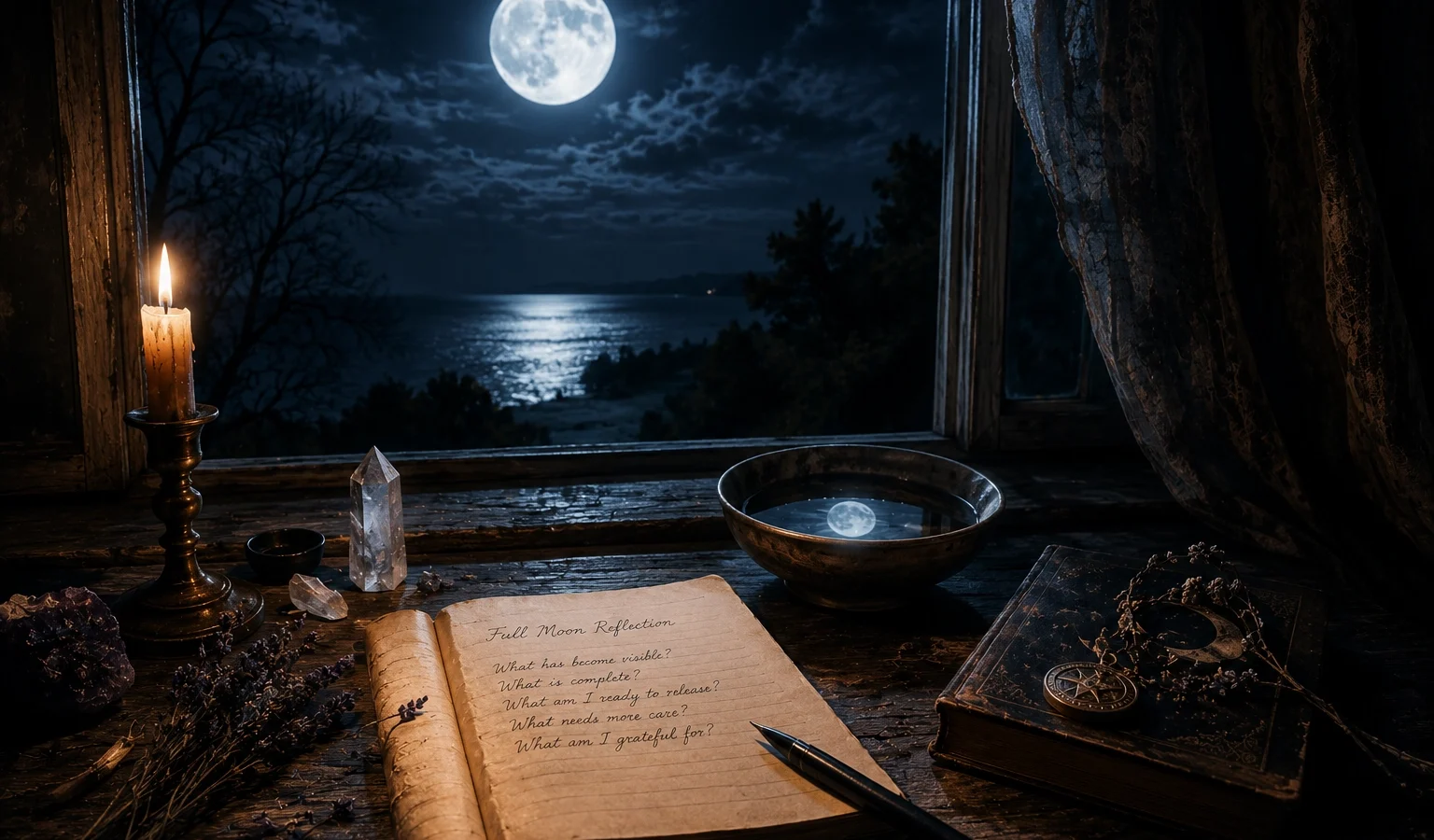 Full moon rituals and the meaning of lunar release